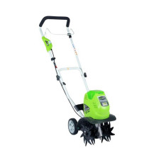 Культиватор аккумуляторный GreenWorks G40TL 40V, с 1хАКБ 4 Ач c USB и ЗУ 27087USB4