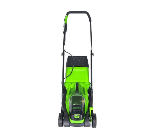 Газонокосилка аккумуляторная GreenWorks 24V, 33 см, бесщеточная, с 1хАКБ 4Ач c USB и ЗУ 2516107USB4
