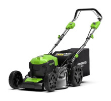 Газонокосилка аккумуляторная GreenWorks GD40LM46SP 40V, 46см, самоходная, бесщеточная, c 1хАКБ 4 Ач c USB и ЗУ 2506807USB4