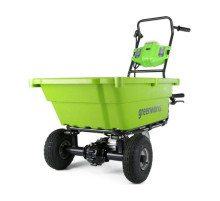 Садовая тележка самоходная GreenWorks 40V, 106 л, с 1хАКБ 4 Ач c USB и ЗУ 7400007USB4
