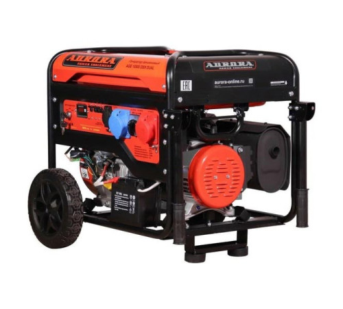 Генератор Aurora AGE 10500 DSX DUAL 380 В, 8.5 кВт, 220 В-8.5 кВт, электростартер, счетчик 35860
