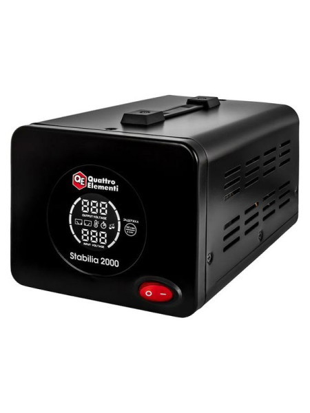 Стабилизатор напряжения QUATTRO ELEMENTI Stabilia 2000 (2000 ВА, 140-270 В) 917-667