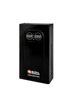 Стабилизатор напряжения настенный QUATTRO ELEMENTI Stabilia 2000 W-Slim (2000 ВА, 140-270 В) 917-797