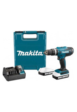 Дрель-шуруповерт ударная аккумуляторная Makita G-серия, 18В, 13мм, 42/24Нм (2x1,5Ач, з/у) HP488D002