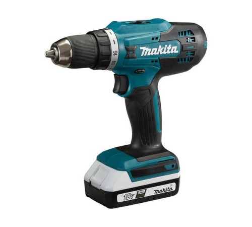 Дрель-шуруповерт Makita аккумулятор G-серия 18 В, 13 мм, 42/24 Нм (2x1,5Ач, з/у) DF488D002