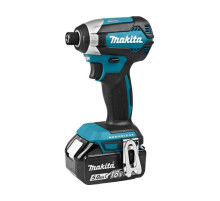 Шуруповерт аккумуляторный ударный бесщеточный Makita18В, DTD153RT