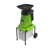 Измельчитель садовый электрический GreenWorks 220 В, 2800 Вт, с контейнером 2208007