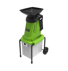 Измельчитель садовый электрический GreenWorks 220 В, 2800 Вт, с контейнером 2208007