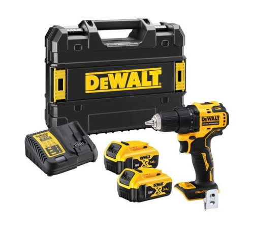 Аккумуляторная бесщеточная дрель-шуруповерт Dewalt 18В DCD708P2T DCD708P2T-QW