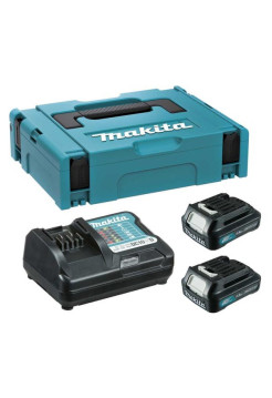Набор аккумулятор и зарядное устройство Makita SK MKP1WY122 (BL1016x2 шт., DC10WD, кейс MAKPAC тип 1) 197643-8