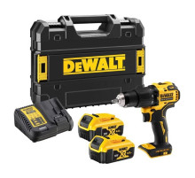 Аккумуляторная ударная дрель-шуруповерт Dewalt DCD709M2T, 18 В, 1650 об/мин, 28050 уд/мин, с 2 АКБ 4 Ач и ЗУ, в кейсе TSTAK DCD709M2T-QW