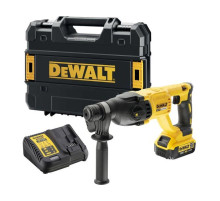 Аккумуляторный перфоратор Dewalt DCH133M1, 18 В, 2.6 Дж, 5500 уд/мин, с АКБ 4 Ач и ЗУ, в кейсе TSTAK DCH133M1-QW
