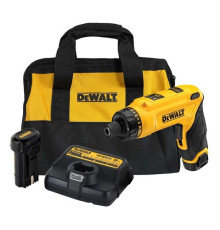 Аккумуляторная отвертка Dewalt DCF680G2, 7.2 В, 430 об/мин, с 2 АКБ 1 Ач и ЗУ, в сумке DCF680G2-QW