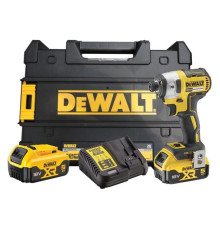 Аккумуляторный шуруповерт Dewalt DCF887P2, 18 В, 205 Нм, 3800 уд/мин, с 2 АКБ 5 Ач и ЗУ, в кейсе DCF887P2-QW
