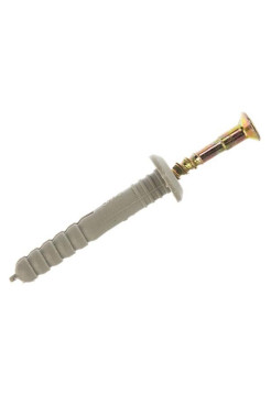 Дюбель-гвоздь полипропиленовый с грибовидным бортиком 1200 шт. (6х60 мм; ТФ0) Зубр 4-301350-06-060