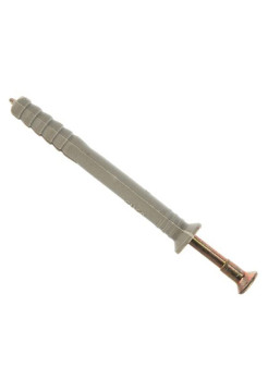 Дюбель-гвоздь полипропиленовый с потайным бортиком 800 шт. (8х80 мм; ТФ0) Зубр 4-301340-08-080