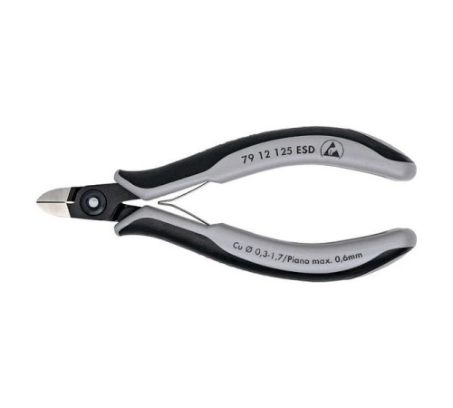 Прецизионные бокорезы для электроники KNIPEX KN-7912125ESD