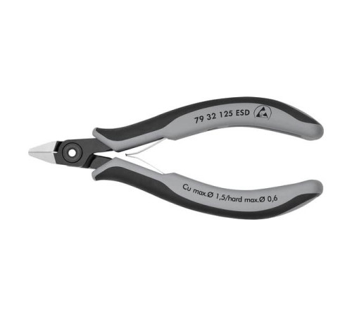 Прецизионные антистатические бокорезы KNIPEX для электроники ESD 125 мм KN-7932125ESD