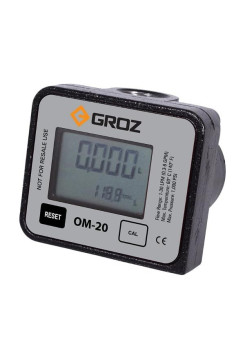 Счетчик цифровой OM/20/1-2/BSP для масла и дизельного топлива GROZ GR45795