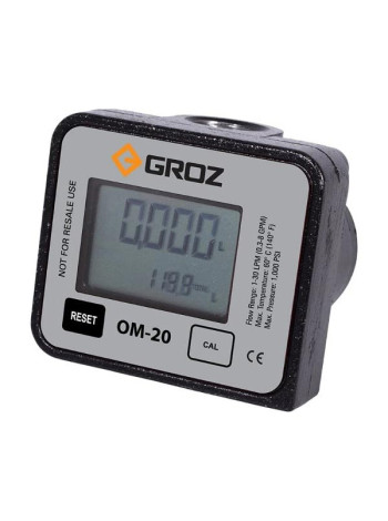 Счетчик цифровой OM/20/1-2/BSP для масла и дизельного топлива GROZ GR45795