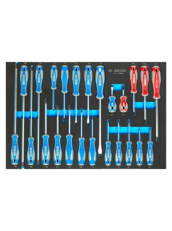 Набор отверток (ложемент, 24 предмета) KING TONY 9-31124MRV