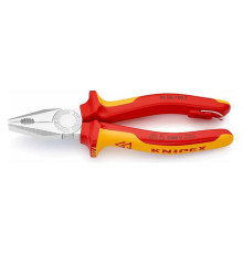 Плоскогубцы комбинированные, со страховочным креплением, 180 мм KNIPEX KN-0306180T