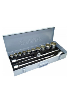 Набор торцевых головок SAE 3/4" 12-гранных, 14 предметов IZELTAS 1419006114