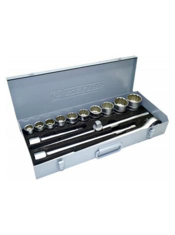 Набор торцевых головок SAE 3/4" 12-гранных, 14 предметов IZELTAS 1419006114