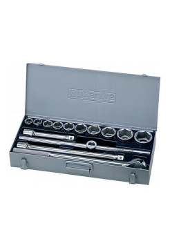 Набор торцевых головок 3/4" 6-гранных 22-50мм 14 предметов IZELTAS 1119006114