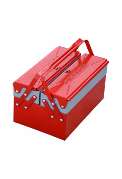 Раскладной ящик для инструментов металлический 190х420х150 3 секции IZELTAS 8410336203