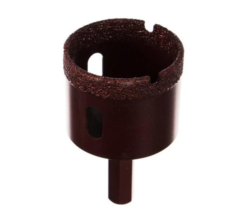 Коронка алмазная вакуумная по камню D50-10W-35L-Ш11 (50х35 мм; хвостовик HEX11 мм) MESSER 06-36-050