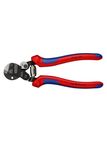 Тросорез KNIPEX рез: кабель 6 мм, особо прочный трос 1960 Нм L-160 мм KN-9562160SB