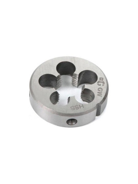 Метрическая плашка Профоснастка №101 Эксперт M42 x 4,5 HSS 4341, правая пластиковый бокс 50412201