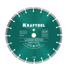 Диск алмазный отрезной по бетону и камню KRAFTOOL LASER-BETON (300х25.4 мм) 36686-300