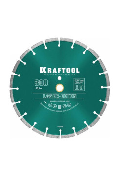 Диск алмазный отрезной по бетону и камню KRAFTOOL LASER-BETON (300х25.4 мм) 36686-300