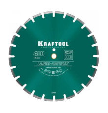 Диск алмазный отрезной по асфальту KRAFTOOL LASER-ASPHALT (400х25.4 мм) 36687-400