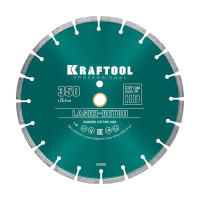 Диск алмазный отрезной по бетону и камню KRAFTOOL LASER-BETON (350х25.4 мм) 36686-350