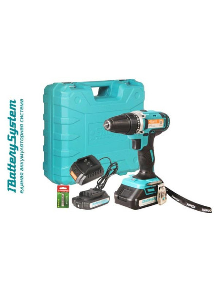 Аккумуляторная дрель Sturm 20 В, 1BatterySystem, 2 акк., 2,0 Ач, кейс CD3620 Аккумуляторная дрель Sturm 20 В, 1BatterySystem, 2 акк., 2,0 Ач, кейс CD3620