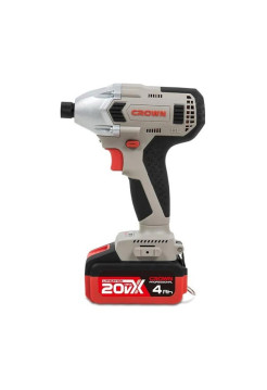 Аккумуляторный ударный винтоверт Crown CT22021HX-4 TB