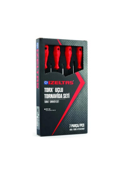 Набор отвёрток IZELTAS torx 7 предметов 4775008107