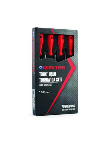 Набор отвёрток IZELTAS torx 7 предметов 4775008107