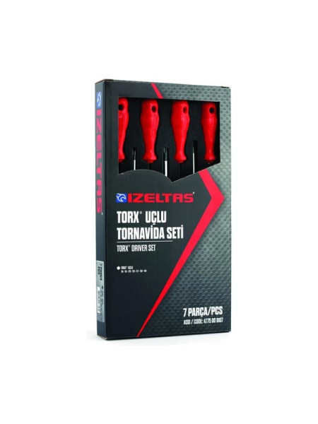 Набор отвёрток IZELTAS torx 7 предметов 4775008107