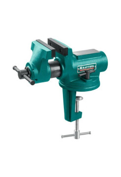 Универсальные мобильные тиски для точных работ KRAFTOOL 100 мм, в кейсе Expert 32710-100