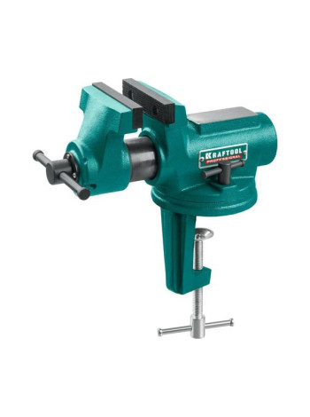 Универсальные мобильные тиски для точных работ KRAFTOOL 100 мм, в кейсе Expert 32710-100