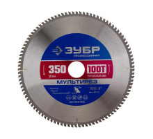 Пильный диск по алюминию Зубр Мультирез 350x50 мм, 100Т 36907-350-50-100_z01