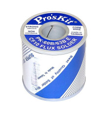 Припой PK-60I10F 1 мм, 0.25 кг, Sn60/Pb40 (FC5000 флюс безотмывочный RMA) ProsKit С00040233