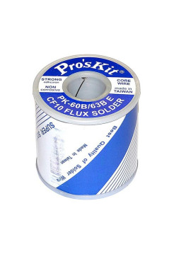Припой PK-63B16F ProsKit 1.6мм 0.25кг Sn63/Pb37 (CF10 флюс RA) С00040300