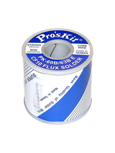 Припой PK-60B16F 1.6 мм, 0.25 кг, Sn60/Pb40 (СF10 флюс RA) ProsKit С00040242