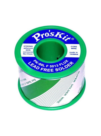 Бессвинцовый припой PK-99L10F 1 мм, 0.25 кг, Sn99.3/0.7Cu (5013 флюс безотм. RMA) ProsKit С00040241