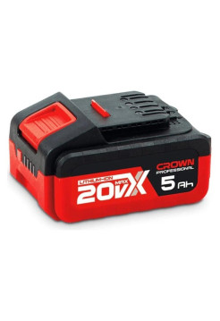 Аккумулятор (20В; 5.0 Ач; 100Wh; Li-ion 18650) Crown CAB205014XE